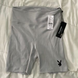 PACSUN BRAND NEW PLAYBOY BIKER SHORTS